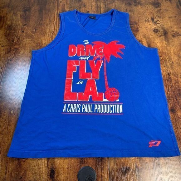 To Drive And Fly In LA A Chris Paul Production‎ Tank Michael Jordan XXL - Picture 1 of 7
